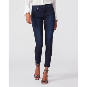 Paige Hoxton Ankle Skinny Jeans - Lana Women’s 27 Dark Wash Blue Denim High Rise